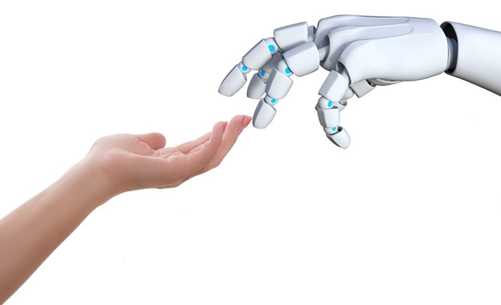 connection hand human robot touch 3308188