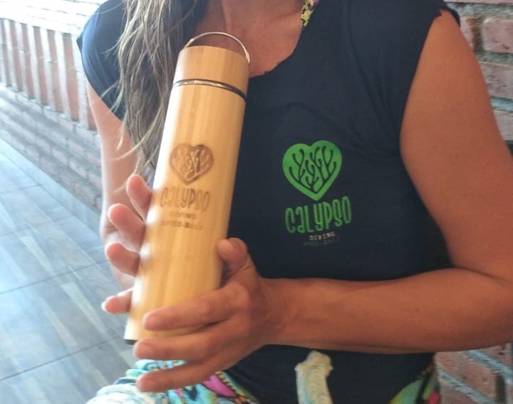 bamboo and steel drinking bottles for calypso diving bali Eco-Friendly Marketing